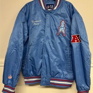 NFL Blue Jacket with Tennessee Titans Logo